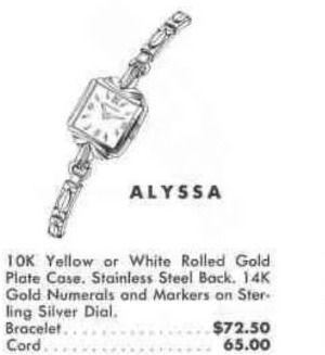 Hamilton Alyssa — original catalog portrait