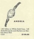 Hamilton Andrea — original catalog portrait