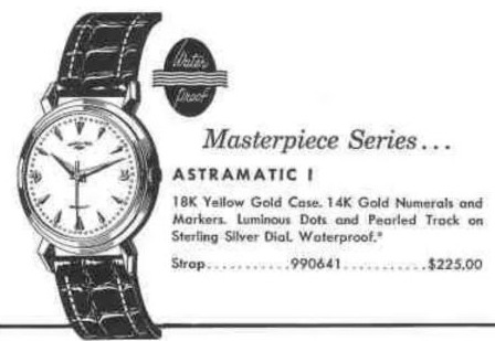Hamilton Astramatic I — original catalog portrait