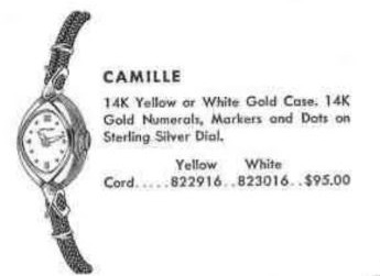 Hamilton Camille — original catalog portrait