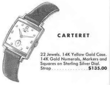 Hamilton Carteret — original catalog portrait