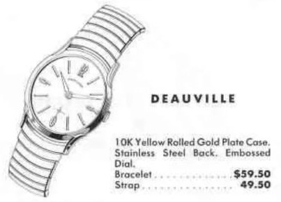 Hamilton Deauville — original catalog portrait
