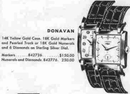 Hamilton Donavan — original catalog portrait