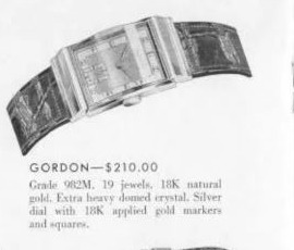 Hamilton Gordon — original catalog portrait