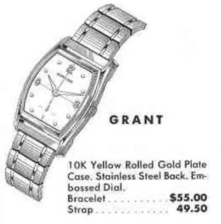 Hamilton Grant — original catalog portrait