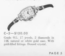 Hamilton Lady Hamilton C-2 — original catalog portrait