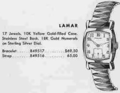 Hamilton Lamar — original catalog portrait