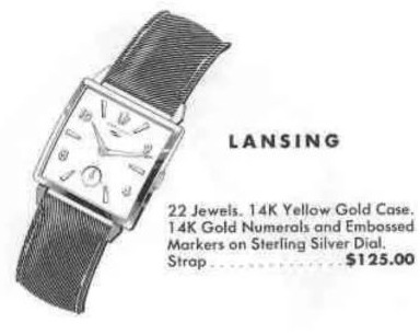 Hamilton Lansing — original catalog portrait