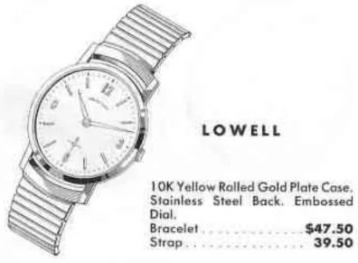 Hamilton Lowell — original catalog portrait