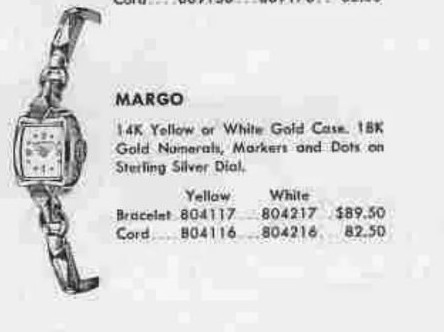 Hamilton Margo — original catalog portrait