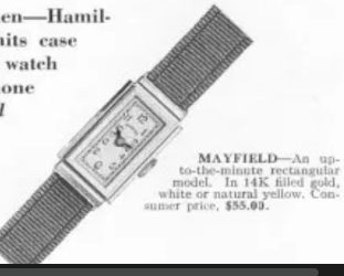Hamilton Mayfield — original catalog portrait