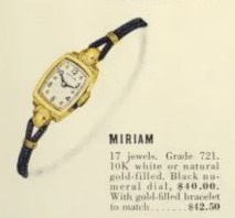 Hamilton Miriam — original catalog portrait