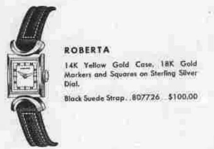 Hamilton Roberta — original catalog portrait