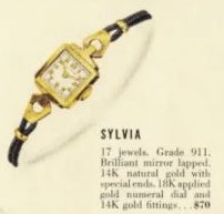 Hamilton Sylvia — original catalog portrait