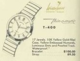 Hamilton T-400 — original catalog portrait