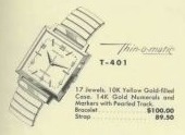 Hamilton T-401 — original catalog portrait