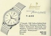 Hamilton T-650 — original catalog portrait