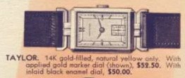 Hamilton Taylor — original catalog portrait