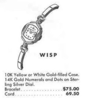 Hamilton Wisp — original catalog portrait